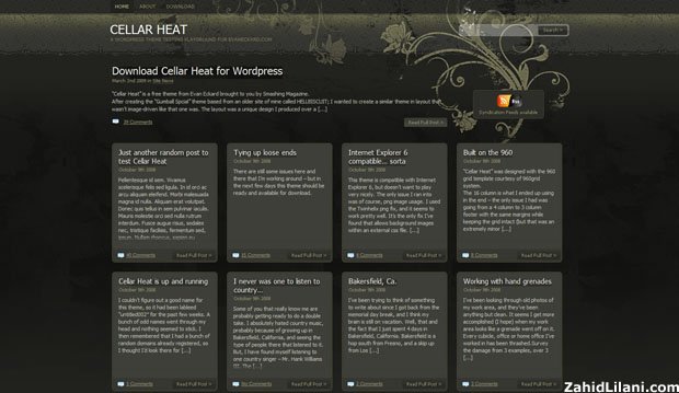 Cellar Heat - FREE WordPress Theme